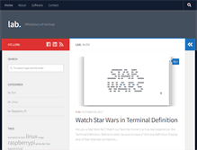 Tablet Screenshot of lab.stefanoperna.it